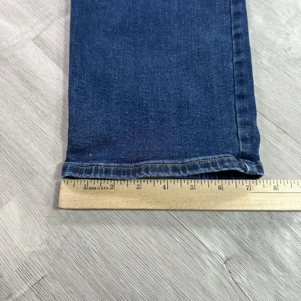 Calvin Klein Jeans Mens 36x30 Blue Regular Straight Cotton Denim Med Wash Pants